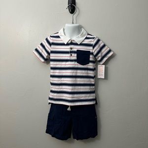 Boys new 3t carters shirt and shorts